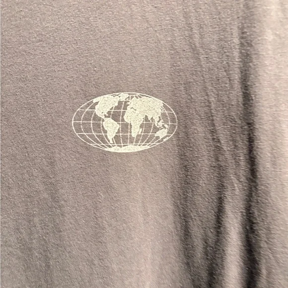 Madewell Gray Graphic Short Sleeve Tee - "See It All Find Yourself" - Picture 4 of 5